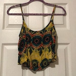 Charolette Russe tribal crop top